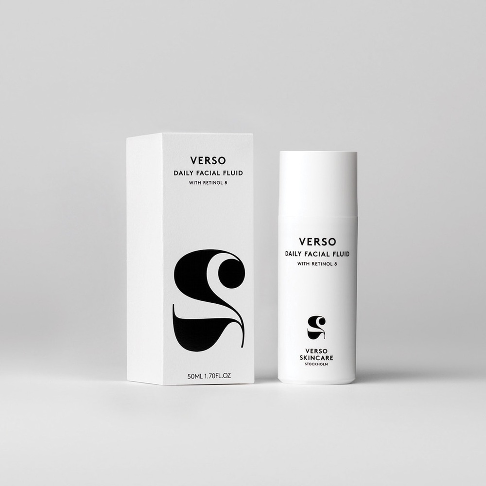 VERSO Daily Facial Fluid with Retinol 50 ml 1.7 fl oz FULL SIZE • NEW SEALED
